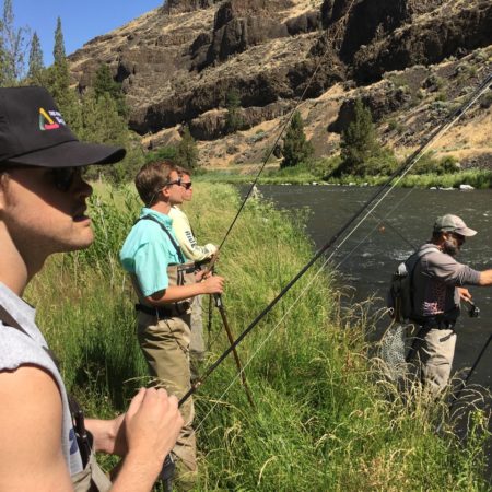 bend fly fishing guide on crooked river