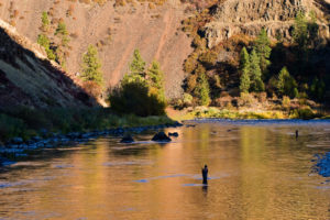 2 anglers on the river lesson